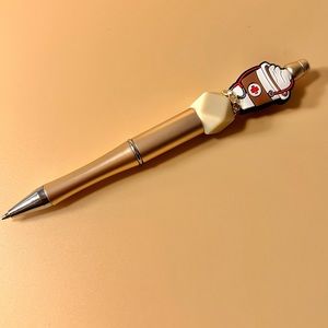 Coffee Cup Beaded Pen